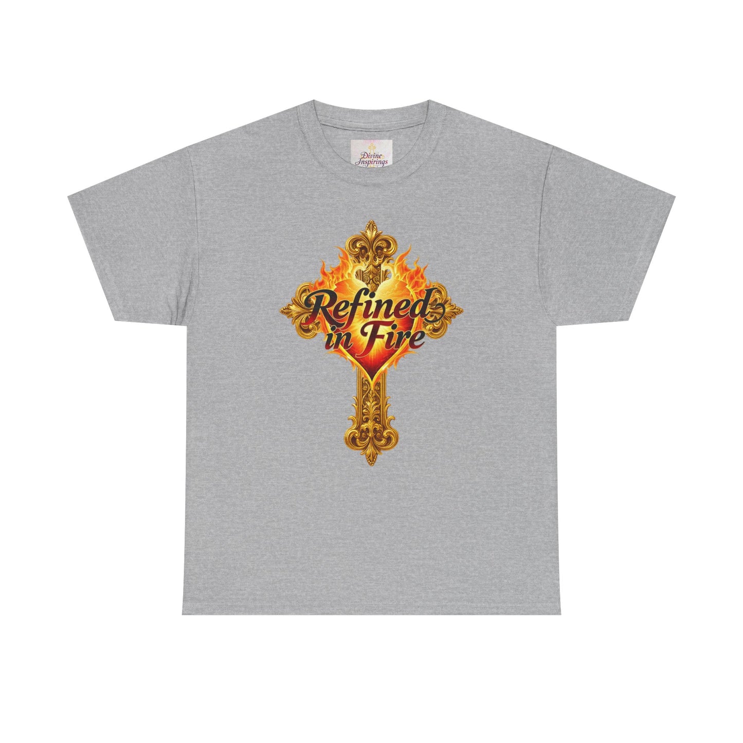 Refined in Fire — Women's Ornate Christian T-Shirt