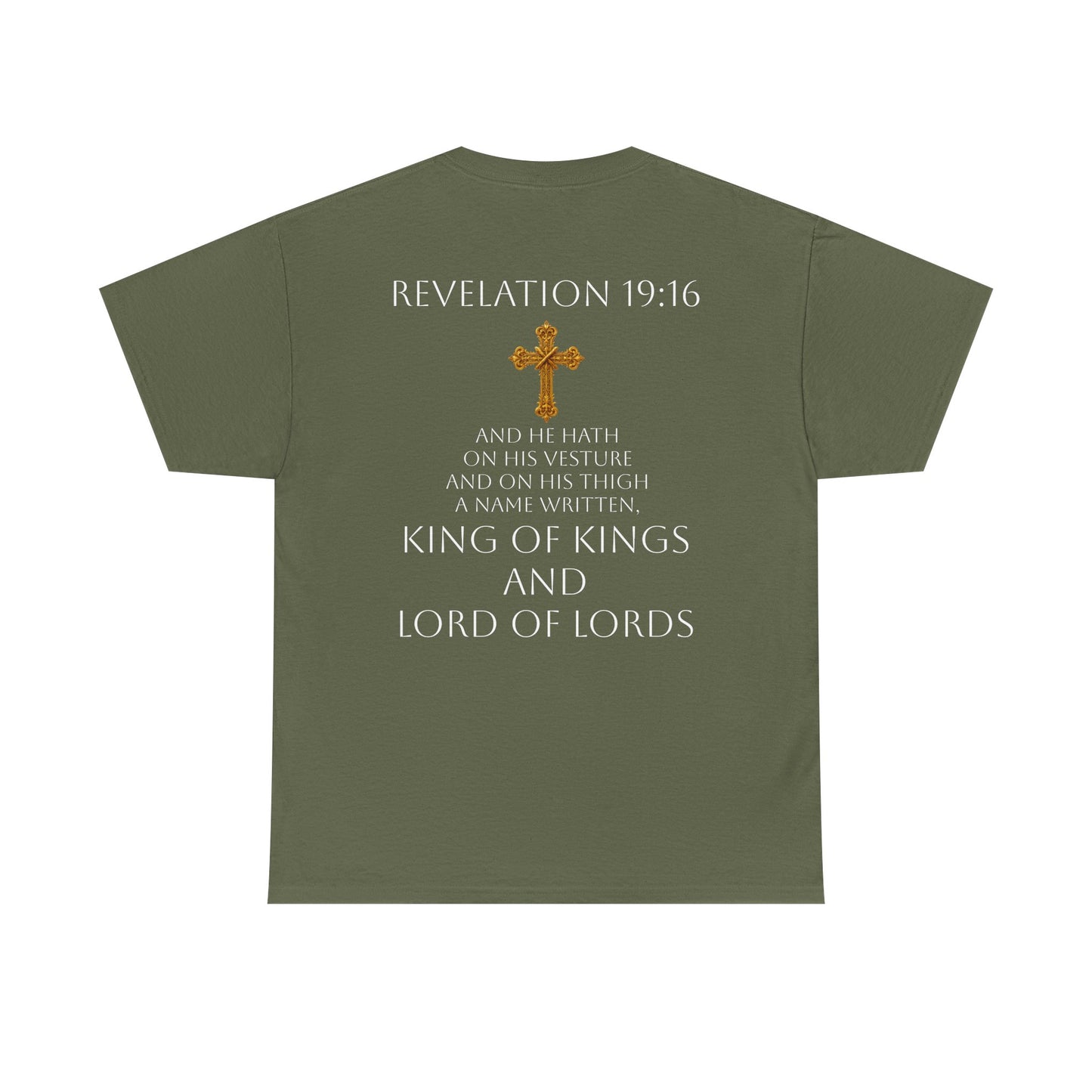 Christ is King Women’s Christian Tee (White Lettering)