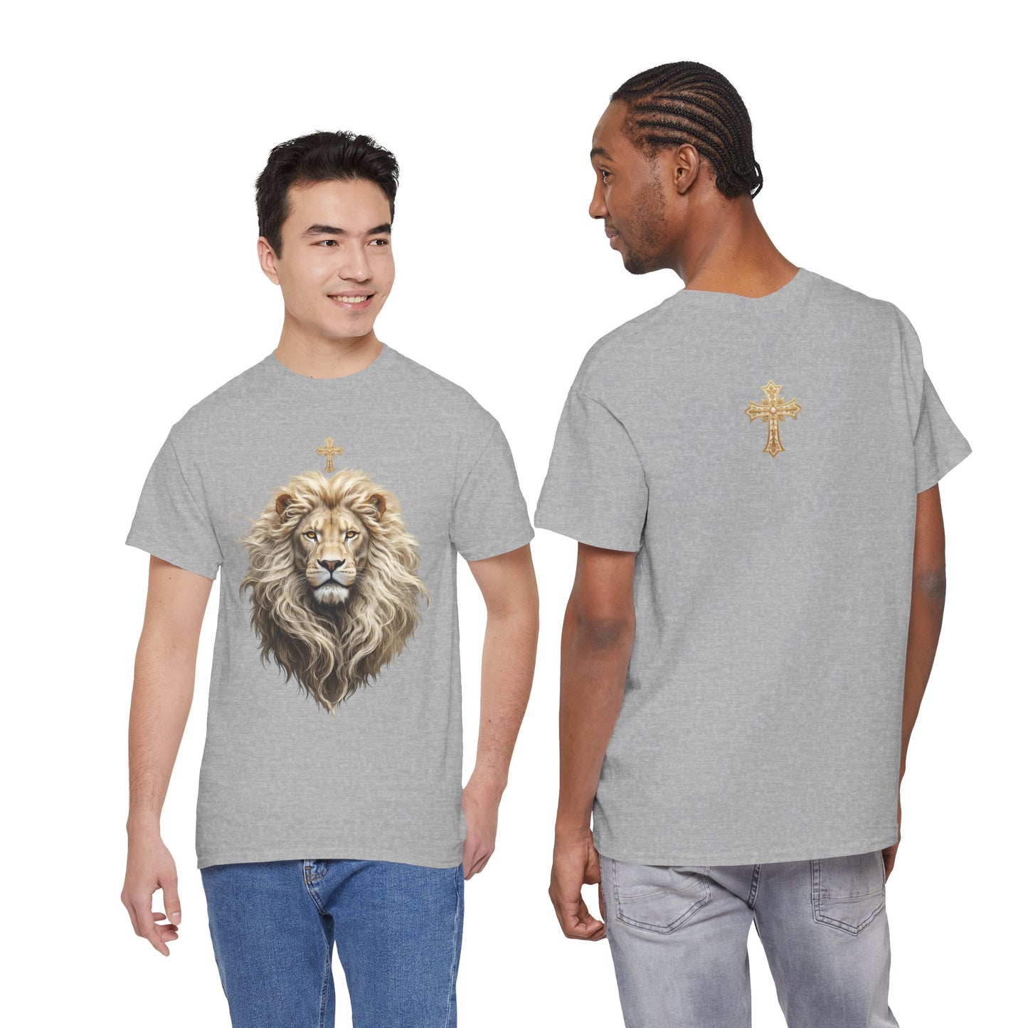 Christ the King (Lion of Judah) — Men's Christian T-Shirt