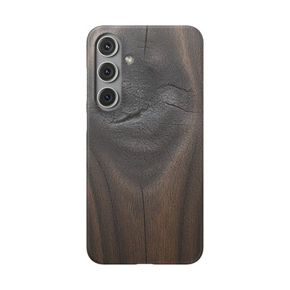 Dark Wood Grain Samsung Snap Case