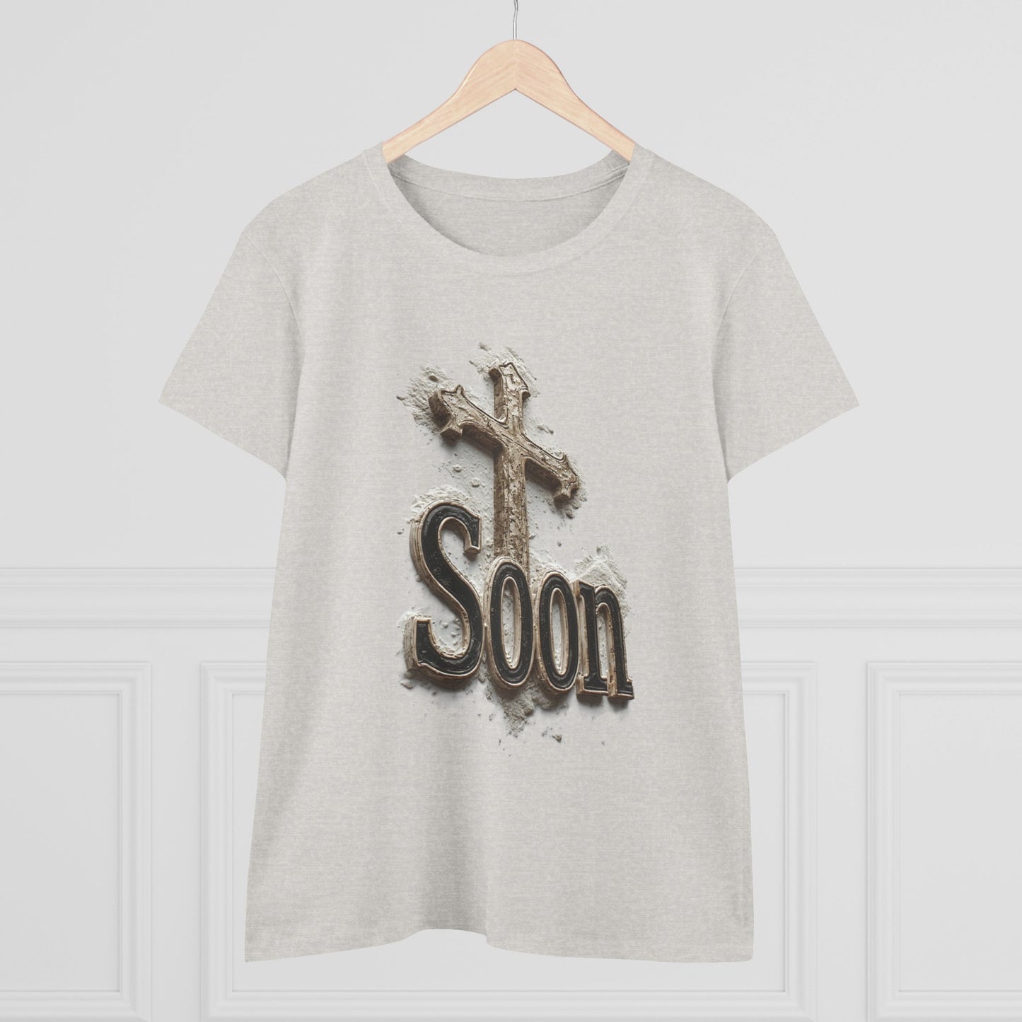 Christian Women’s T-Shirt – Soon Cross Tee
