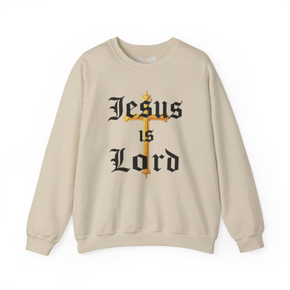 Women’s “Jesus is Lord” Christian Sweatshirt – Faith Statement Pullover