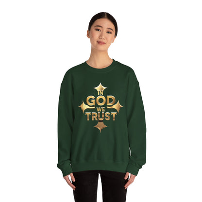 In God We Trust (Gold) - Women’s Christian Sweatshirt
