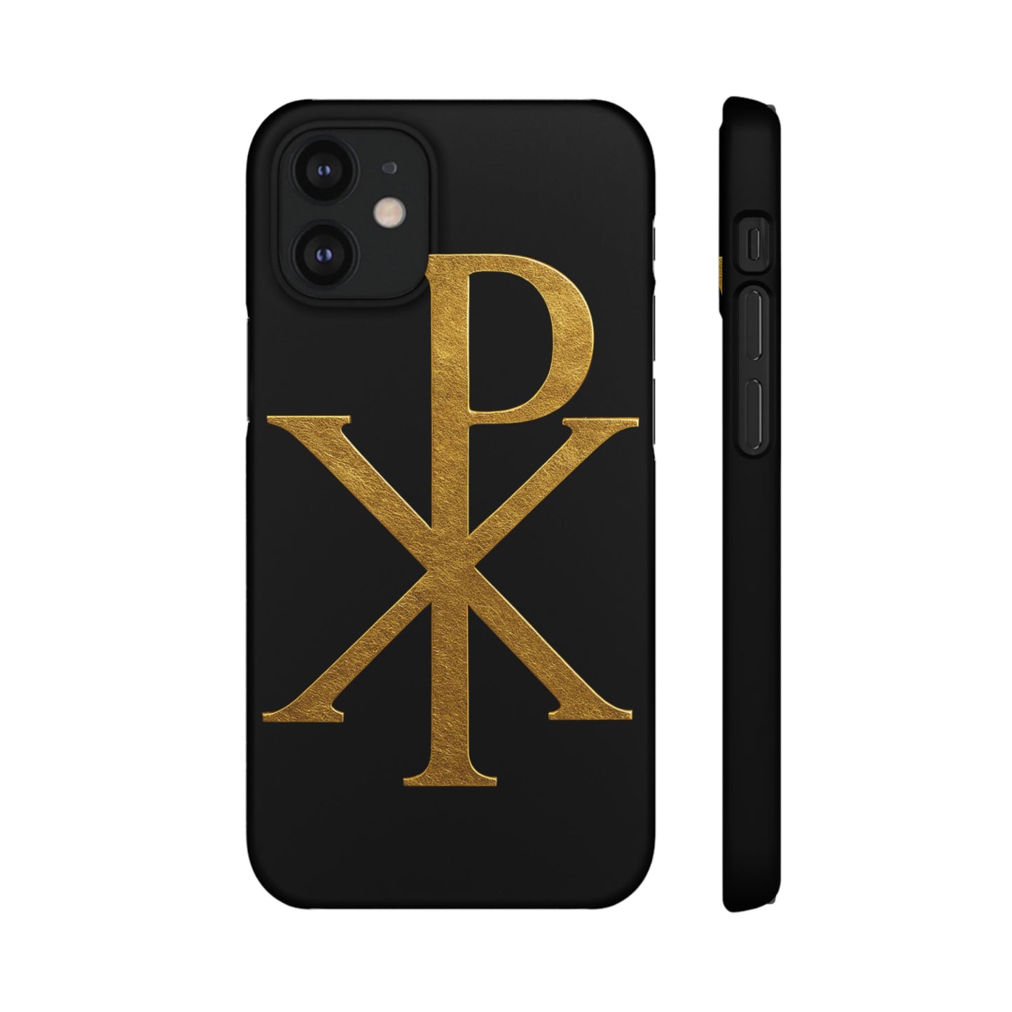 Black Chi Rho Snap Case for iPhone – The Way, Truth & Life