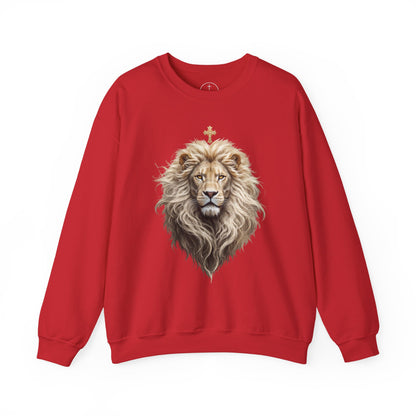 Christ is King (Lion of Judah) - Men's Christian Sweatshirt