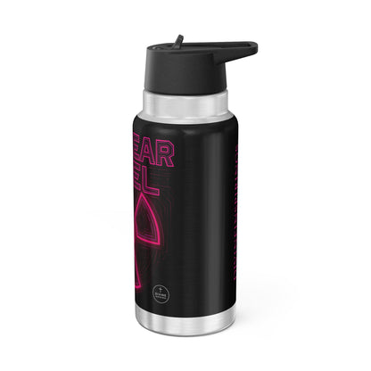 Faith Fueled – Nuclear Energy Stainless Steel Bottle (Pink)
