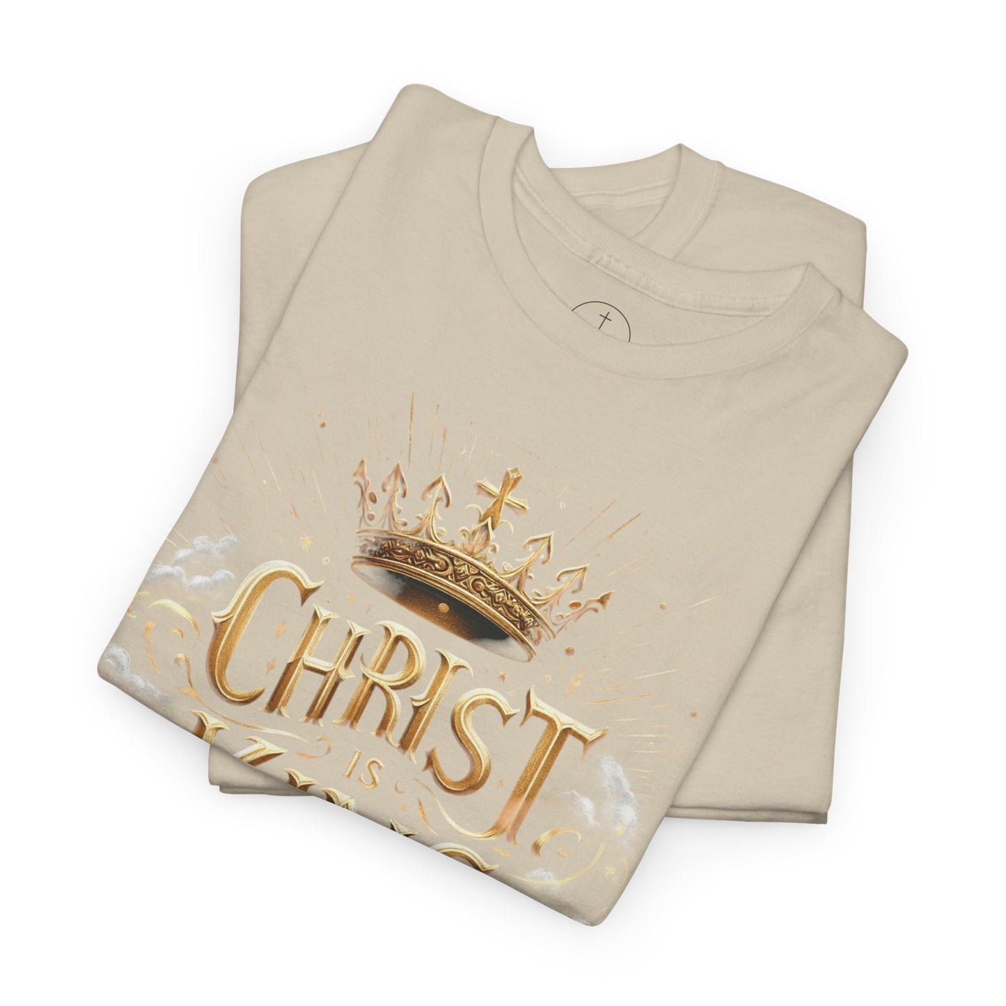 Christ is King Crowned - Men's Christian T-Shirt