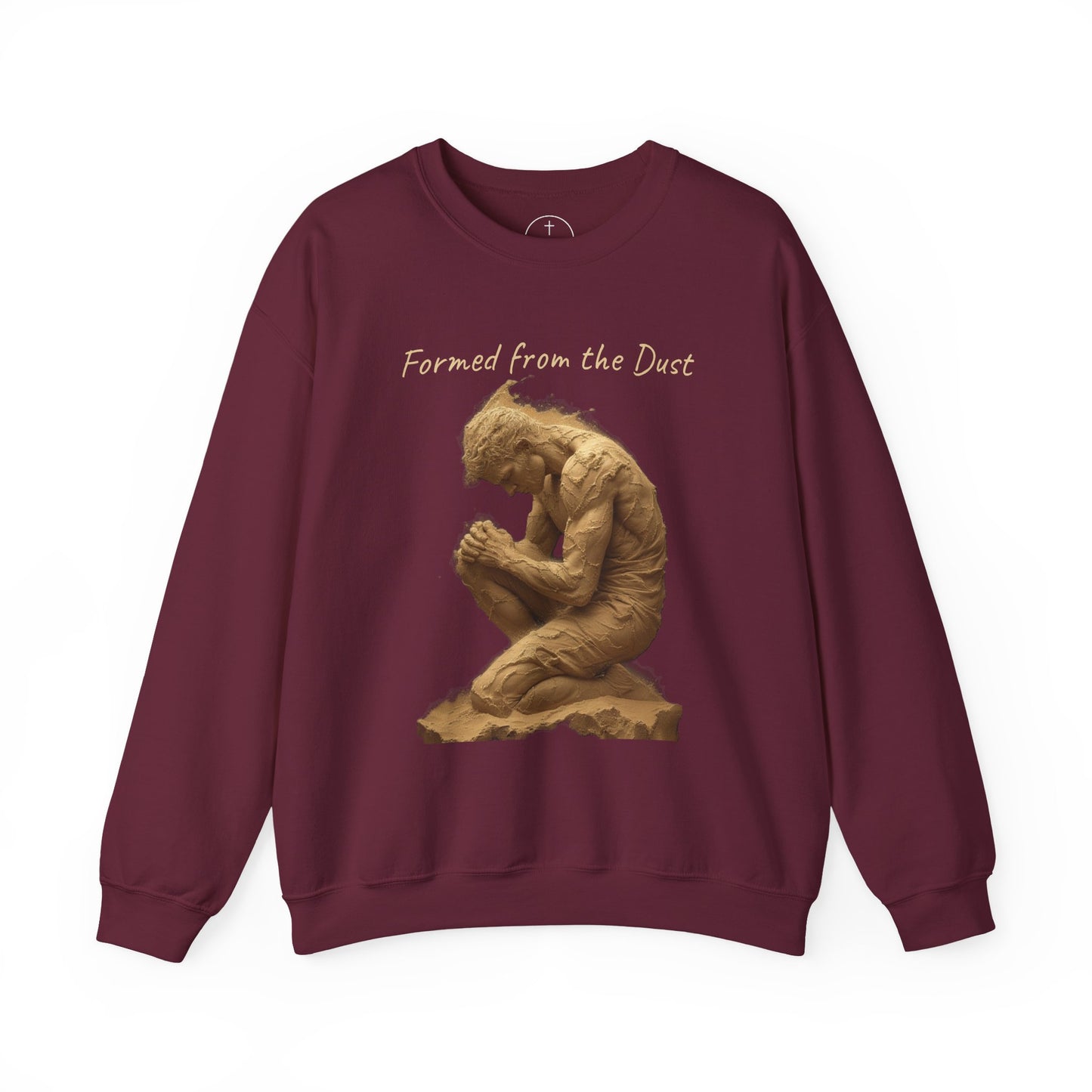 Formed from the Dust (Light Lettering) - Men’s Christian Sweatshirt