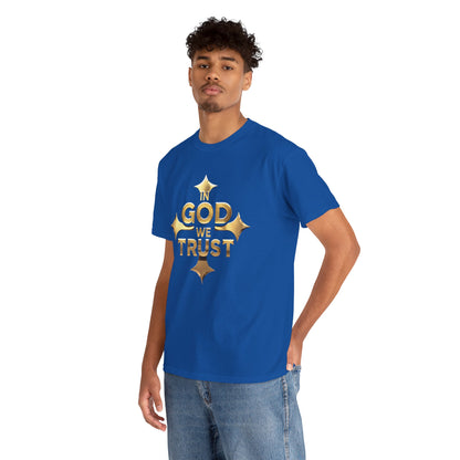 In God We Trust (Gold)- Men's Christian T-Shirt