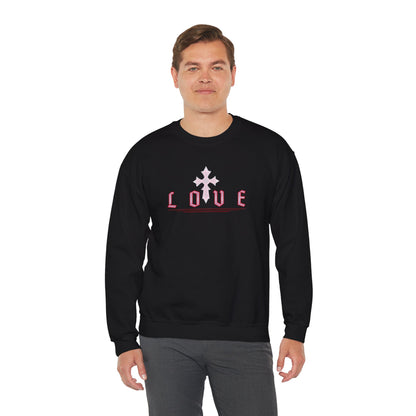 Fearless Love Men’s Sweater – Courage in Faith