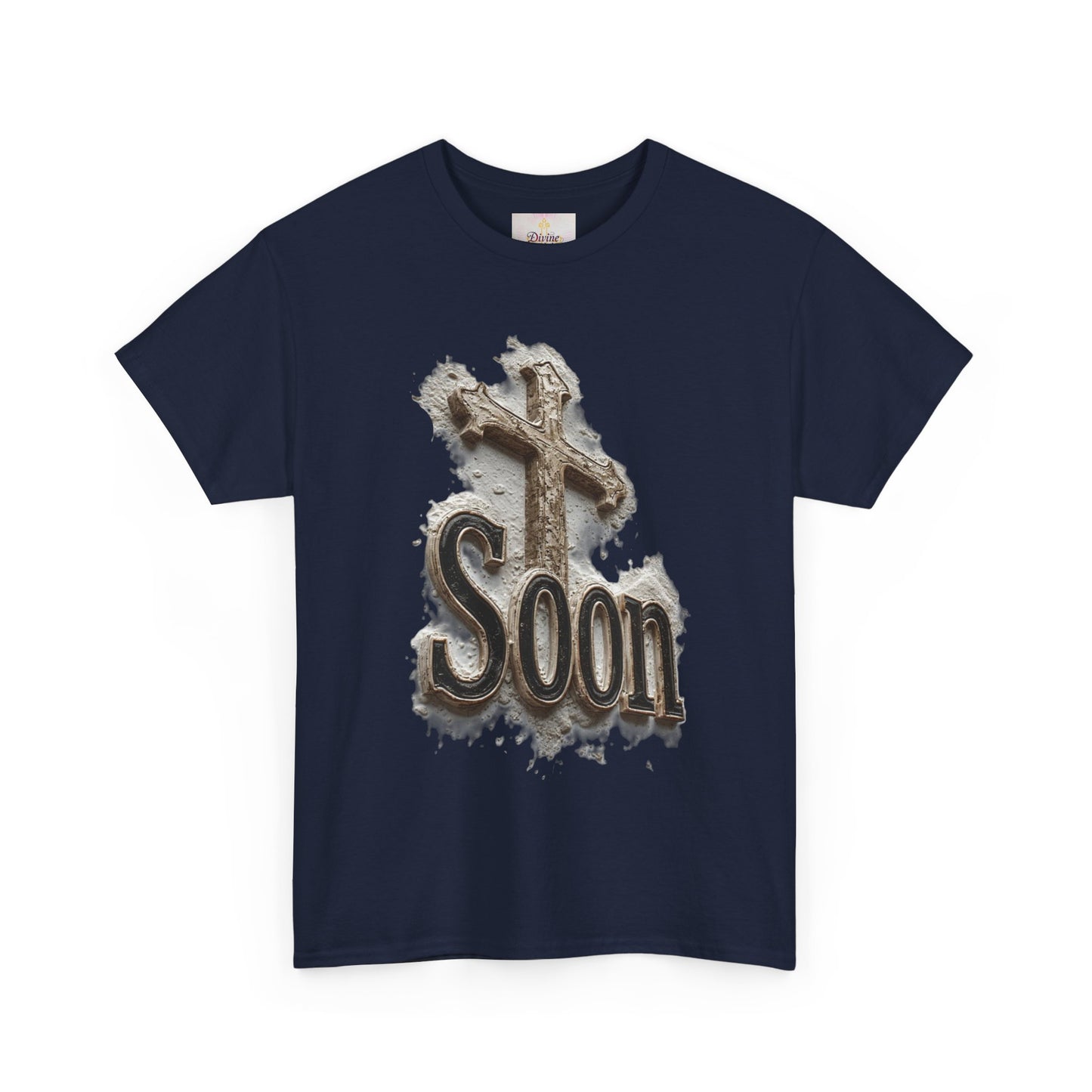 Soon: The Coming King Cross Tee – Men’s Faith Shirt