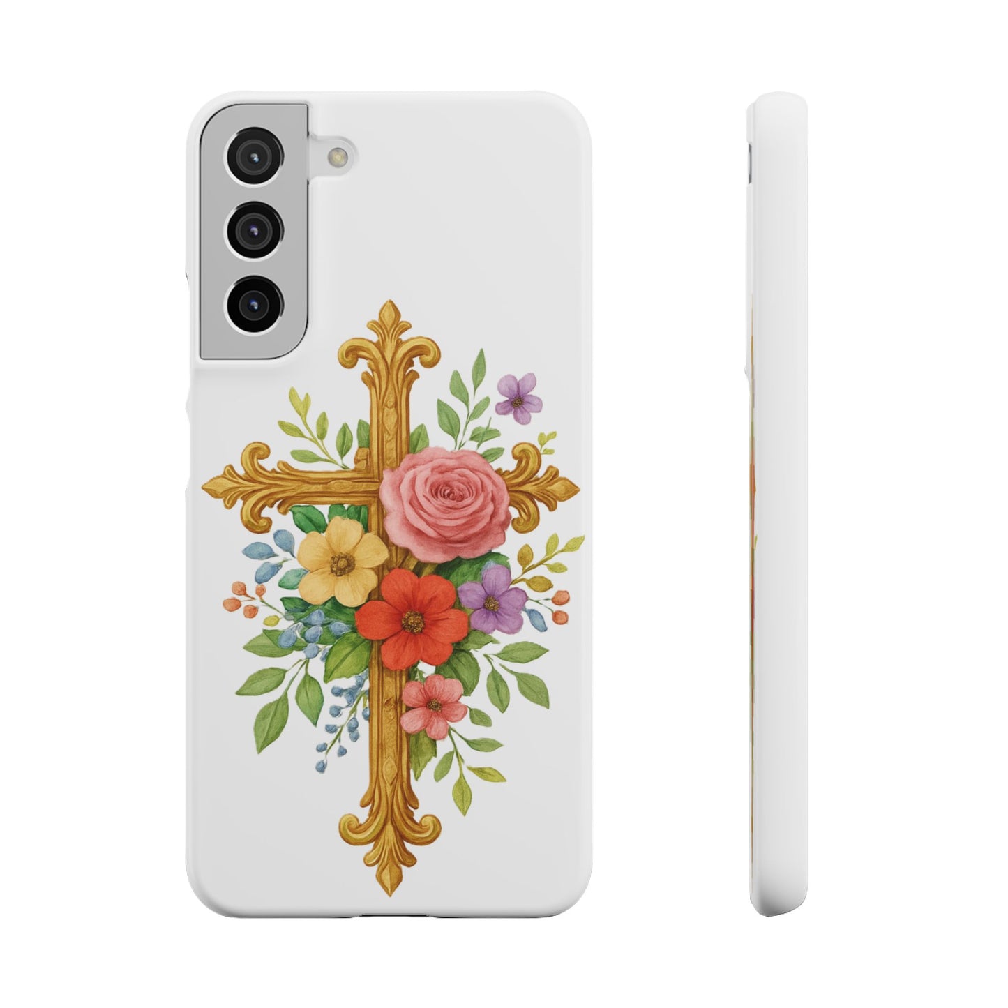 Floral Cross Snap Case for Samsung – Faith in Bloom