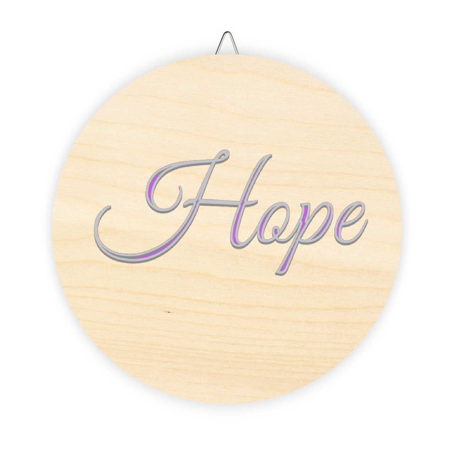 Faith, Hope and Love 'Hope' Wall Hanging — Inspirational Christian Wooden Décor