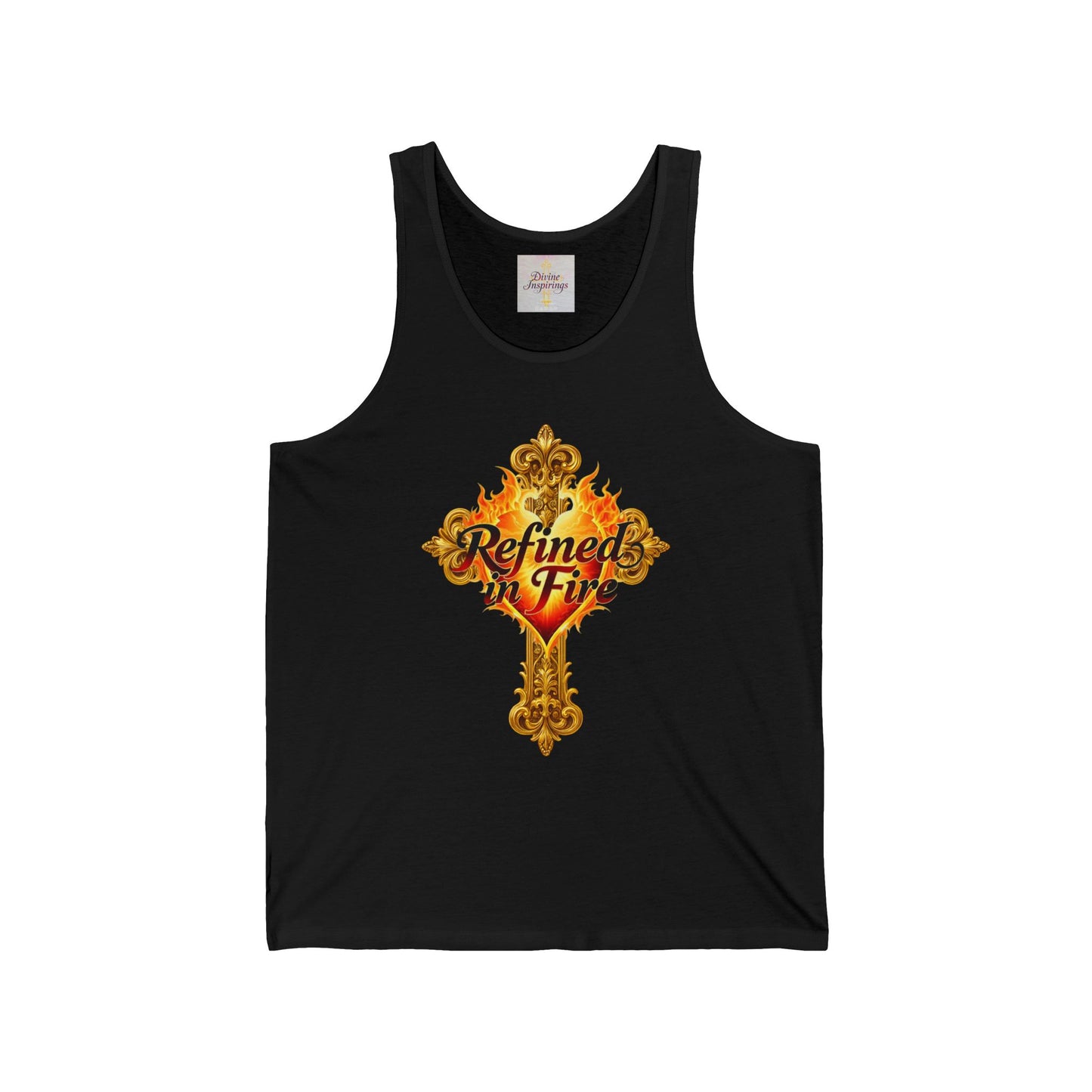 Refined in Fire - Women's Ornate Christian Tank Top