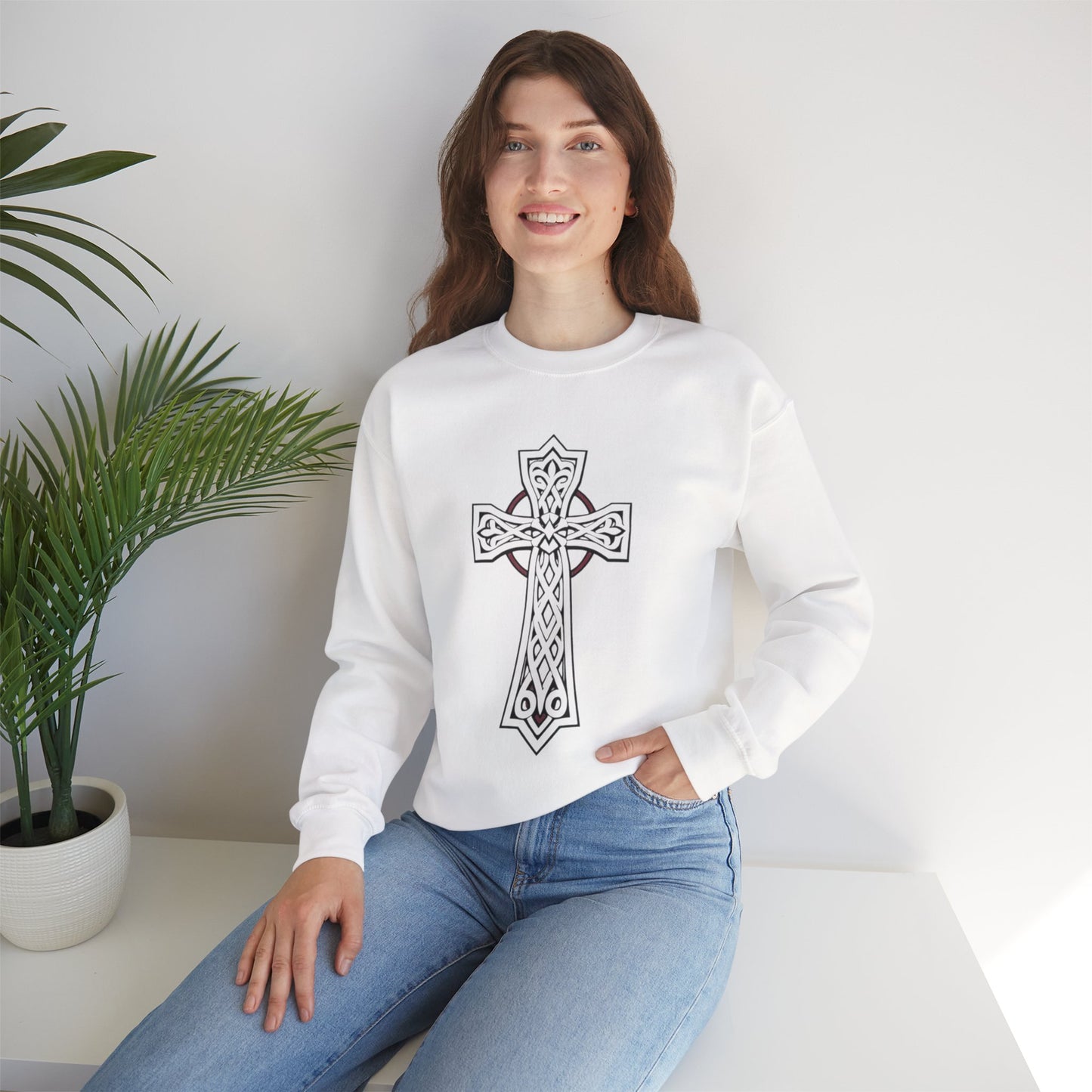 Celtic Cross - Women’s Christian Sweatshirt