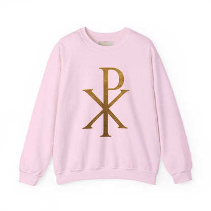 Chi Rho (Gold) – Women’s Christian Sweatshirt