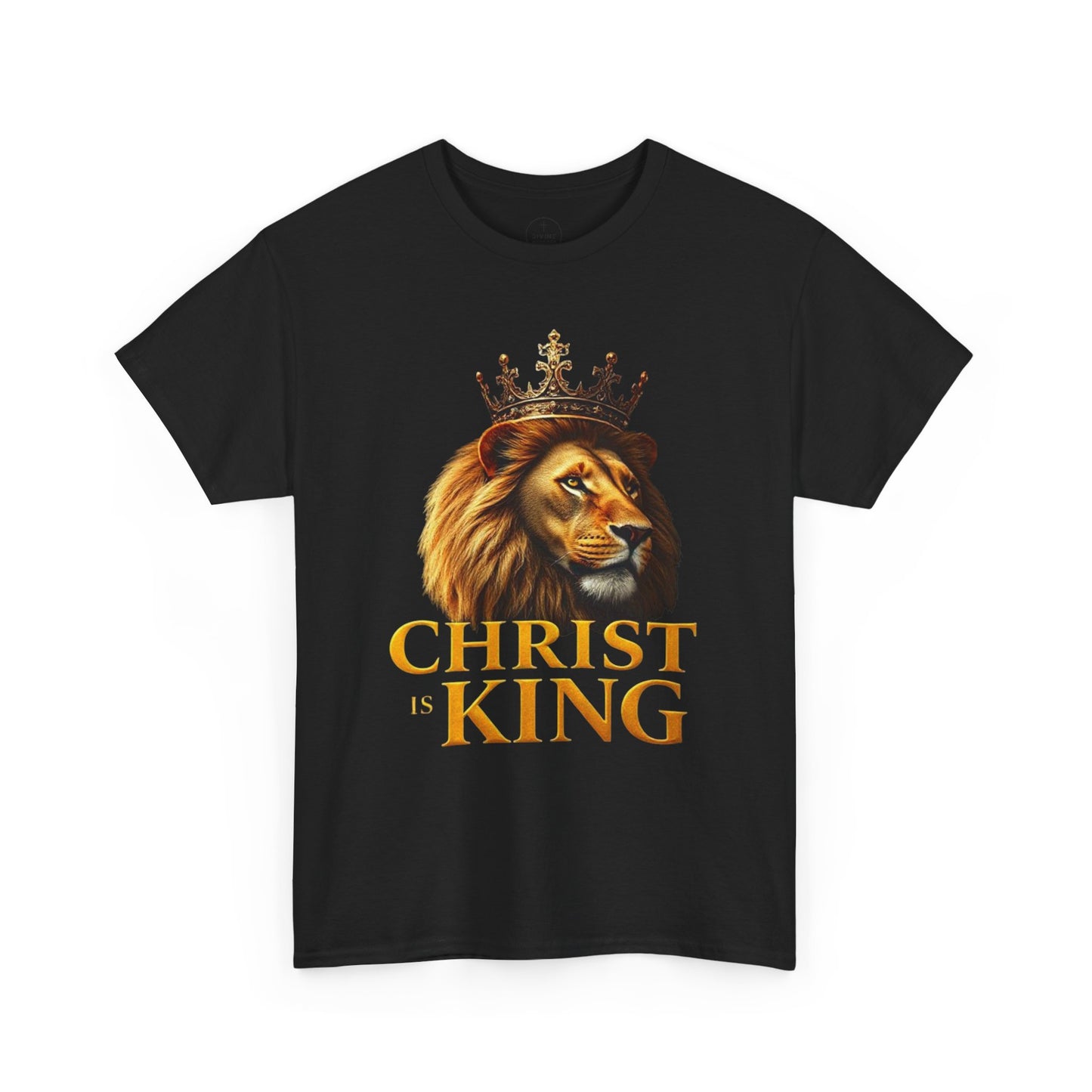 Christ Is King – Lion & Cross Men’s Christian Tee