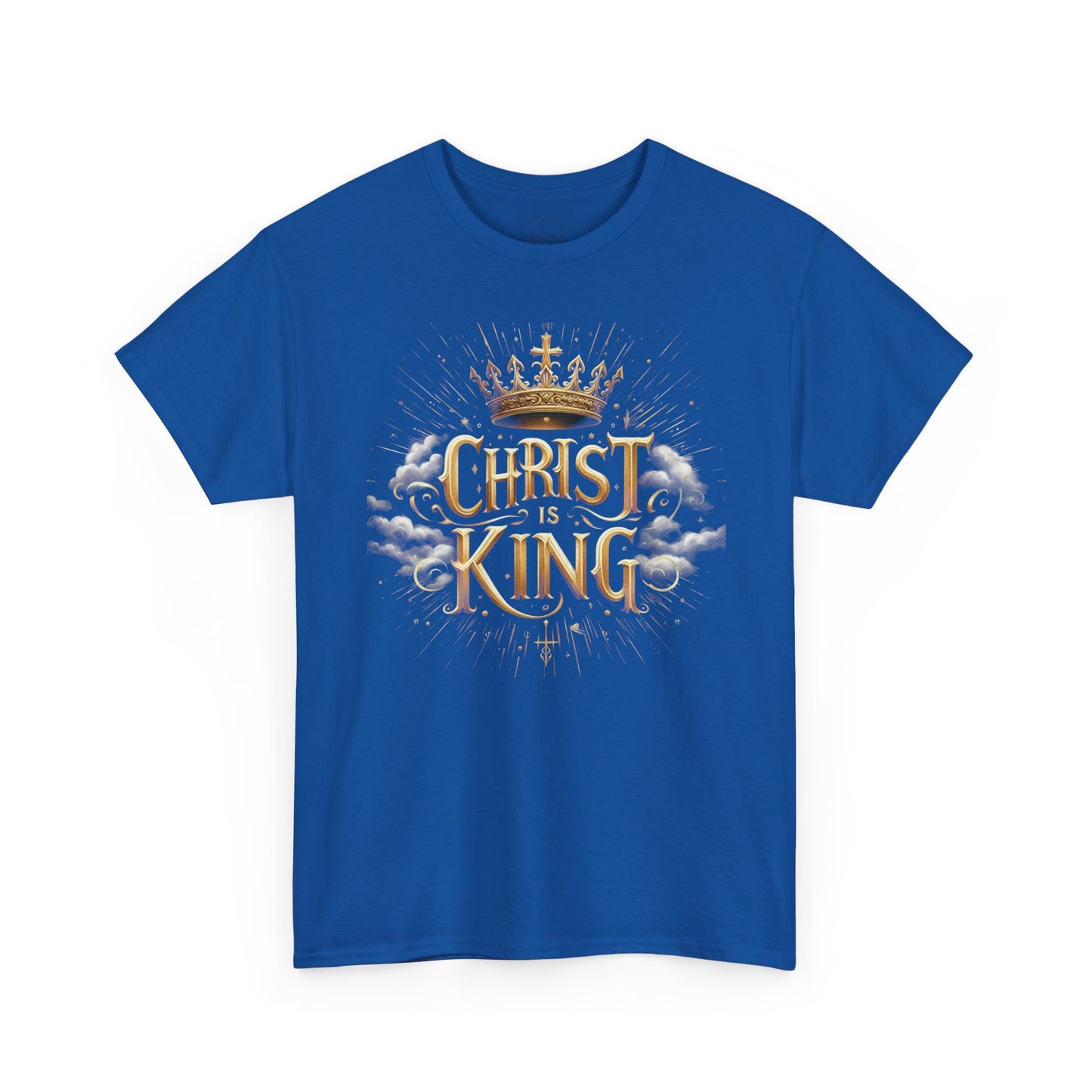 Christ is King Crowned - Men's Christian T-Shirt