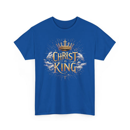 Christ is King Crowned - Men's Christian T-Shirt