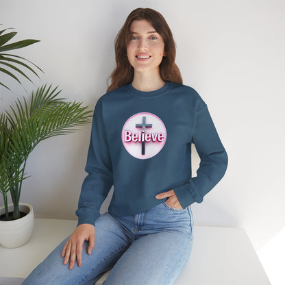 Believe | Women’s Christian Sweatshirt with John 11:40