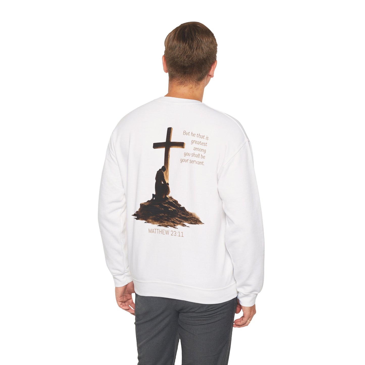 Humble Servant - Christian Men's Sweatshirt