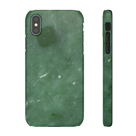 Jade Stone Finish iPhone Snap Case