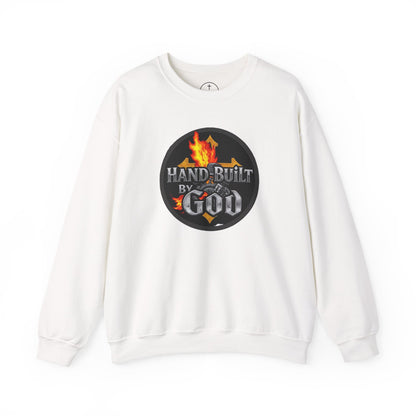 Hand Built by God - Men's Christian Sweatshirt