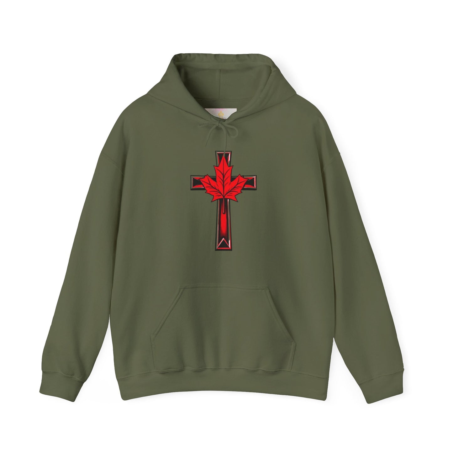 Women’s Hoodie with Maple Leaf Cross Design