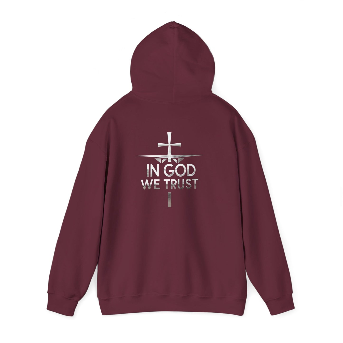 In God We Trust (Silver) Women’s Christian Hoodie