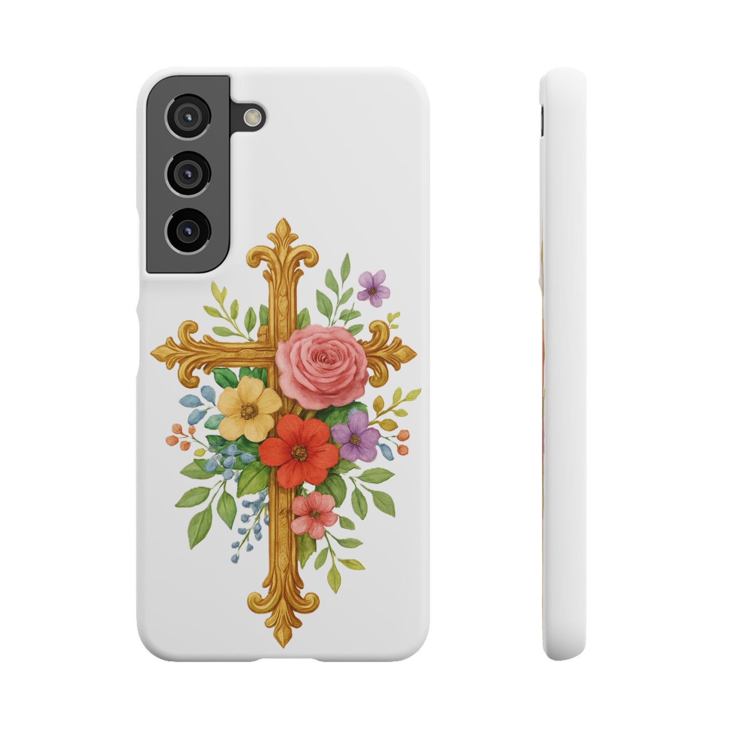 Floral Cross Snap Case for Samsung – Faith in Bloom