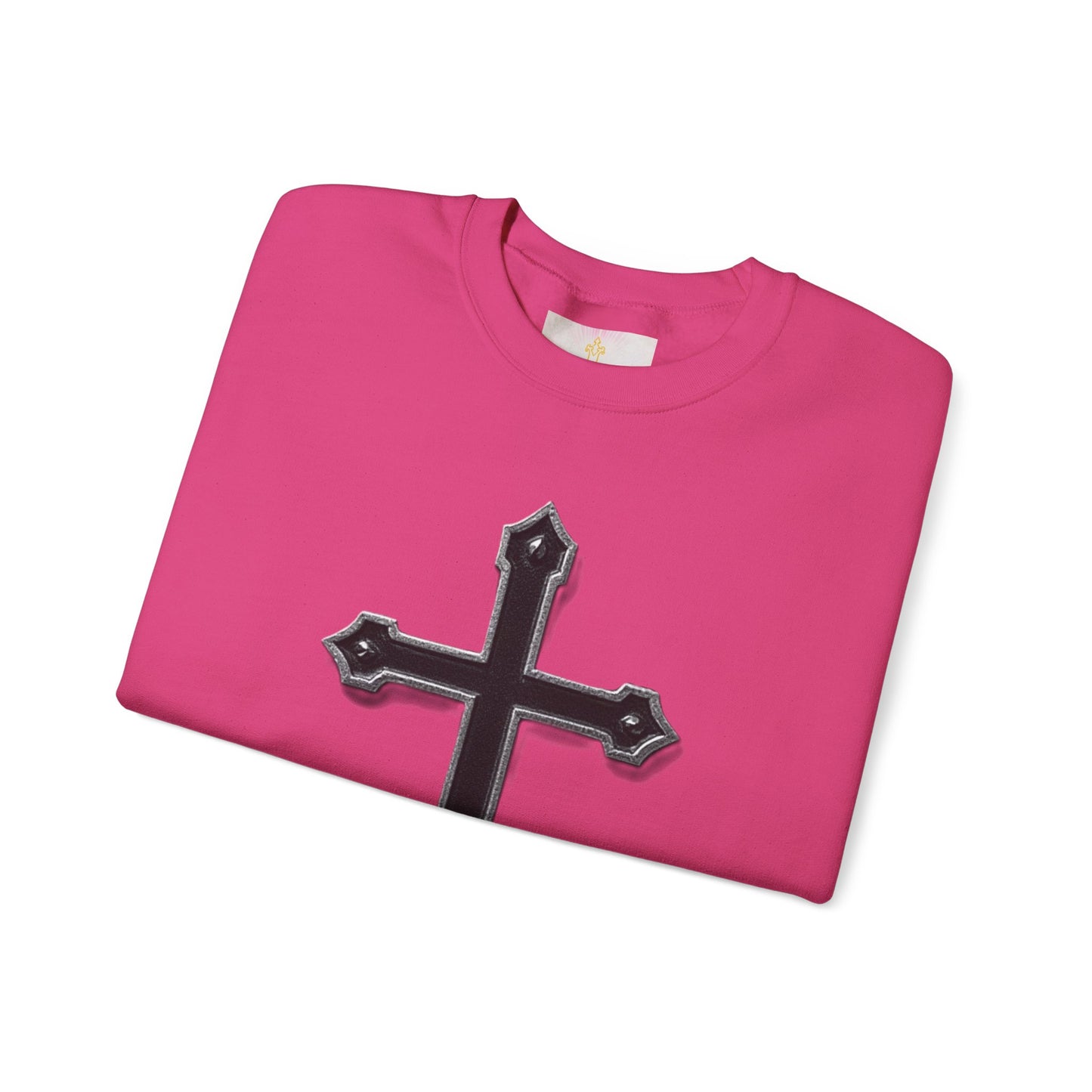 Warrior’s Black Cross Women’s Christian Sweatshirt | Ephesians 6:11