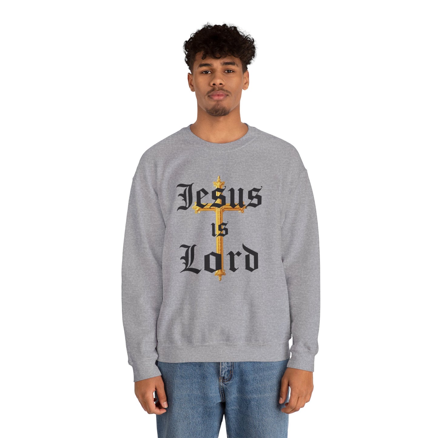 Jesus is Lord - Men's Christian Sweatshirt