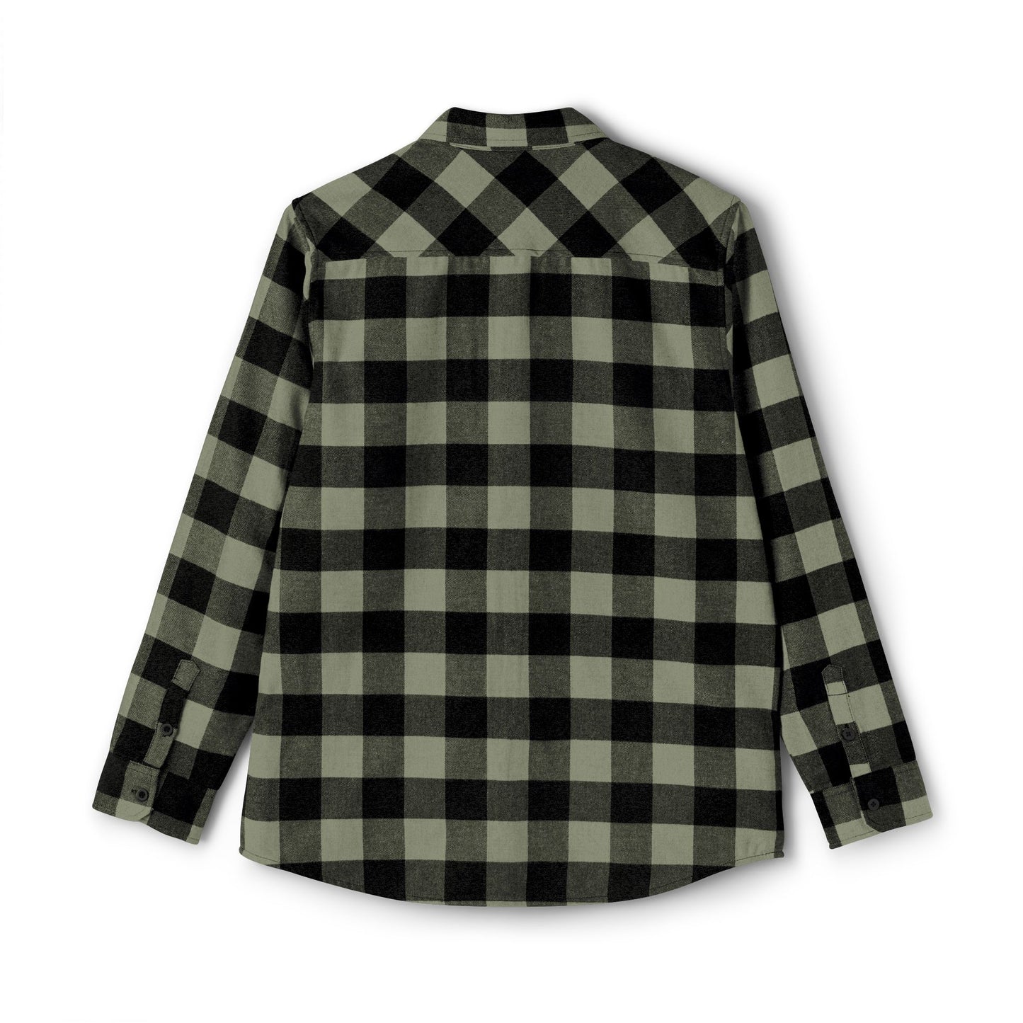 Faithful Threads – Men’s Classic Flannel Shirt with Gold Cross
