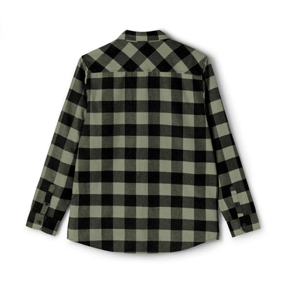 Faithful Threads – Men’s Classic Flannel Shirt with Gold Cross