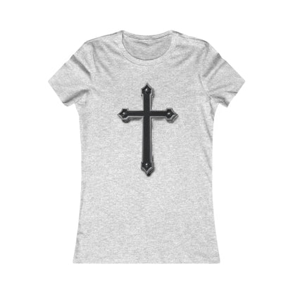Warrior’s Black Cross Women’s Favorite Tee | Ephesians 6:11