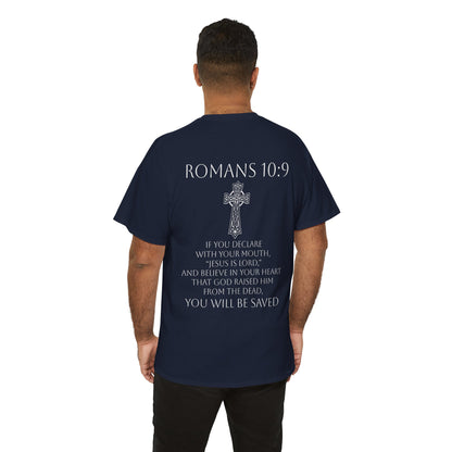 Jesus Is Lord – Men’s Christian Tee (White Lettering)