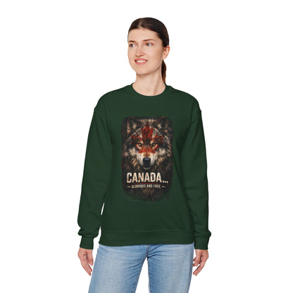 Canada War Paint: Glorious and Free - Women's Sweatshirt