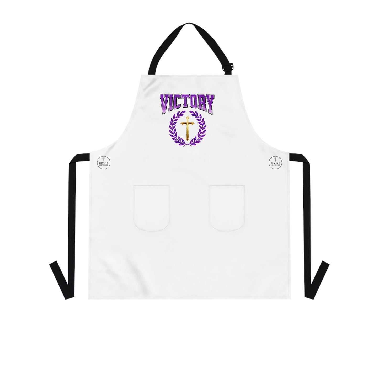 Victory in Christ Inspirational Apron for Christian Crafters & Bakers