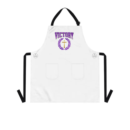 Victory in Christ Inspirational Apron for Christian Crafters & Bakers