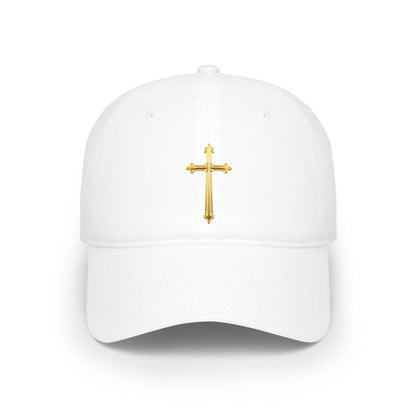 Gold Cross Baseball Cap – Faith-Inspired Adjustable Hat