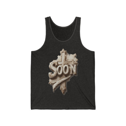 “Soon” Cross Women’s Tank Top – Faith in Motion
