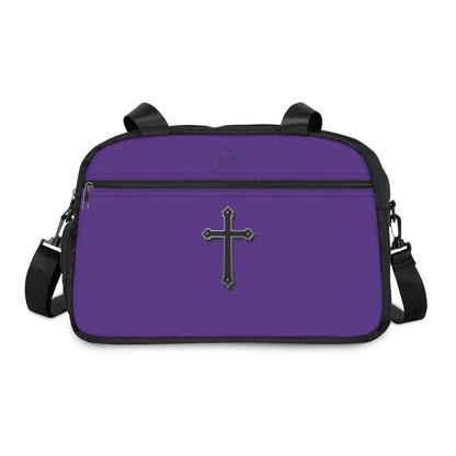 Divine Strength Fitness Bag in Purple – Faith in Motion