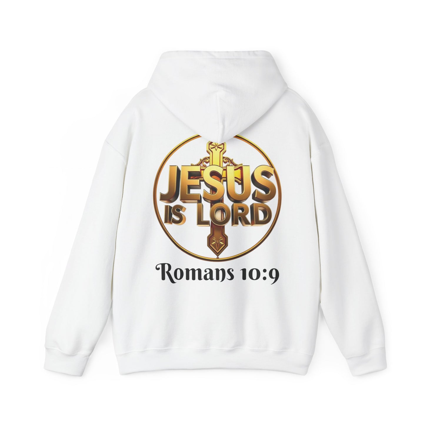 Jesus Is Lord Christian Hoodie – Women’s Bold Faith Streetwear (Dark Lettering)