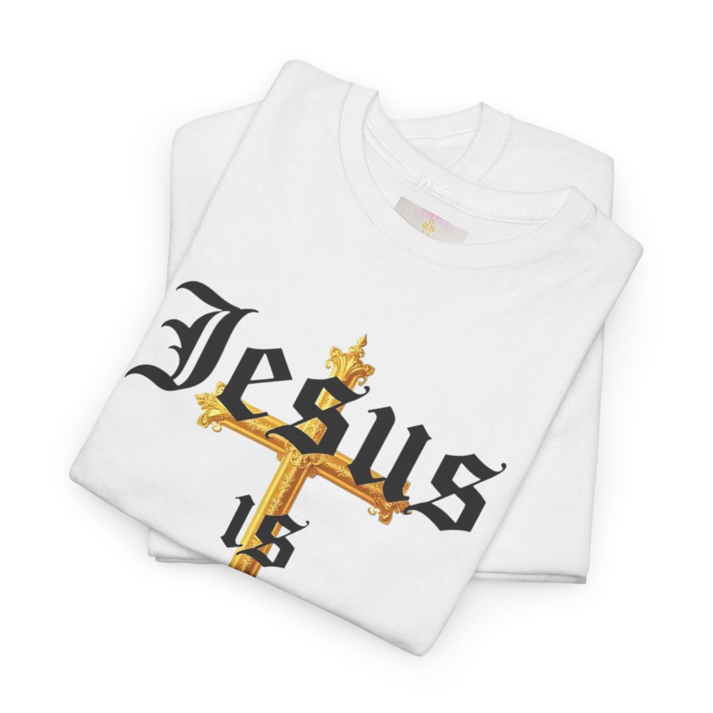 Jesus is Lord with Cross - Women's Christian T-Shirt