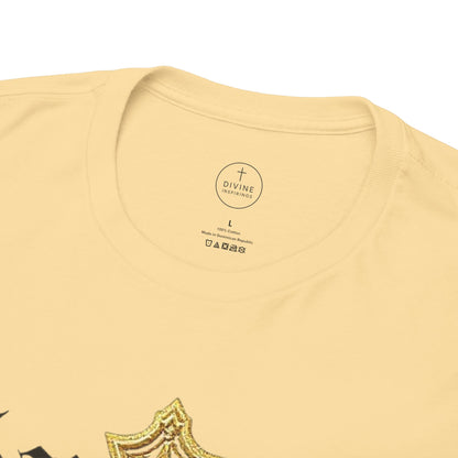 Sanctified Men's Gothic Cross T-Shirt – Faith in Bold Elegance