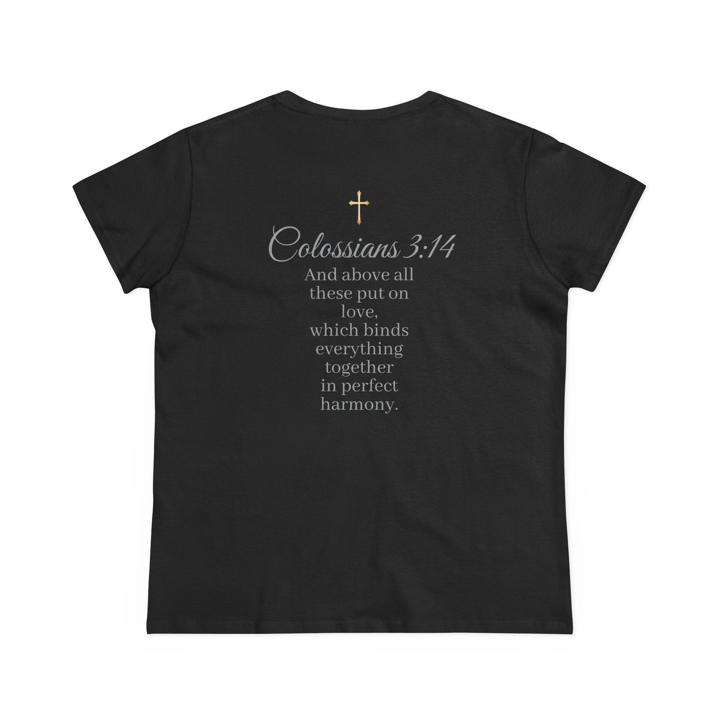 Put On Love Women’s T-Shirt – Grace in Every Thread