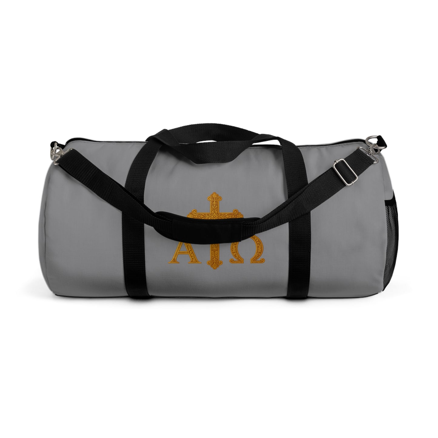 Eternal Victory Duffle Bag in Grey – Alpha & Omega
