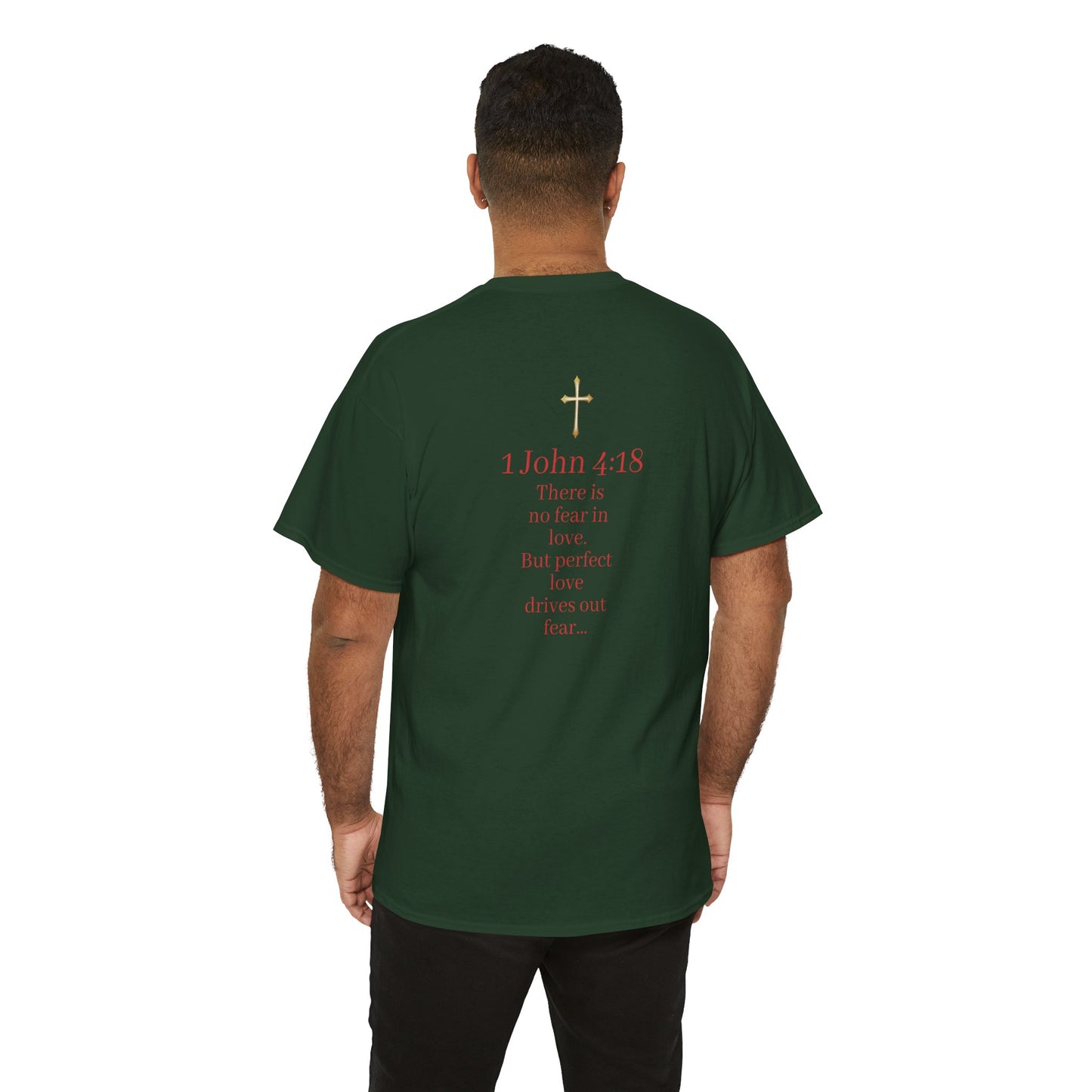 Fearless Love Men’s T-Shirt – Bold Faith in Action