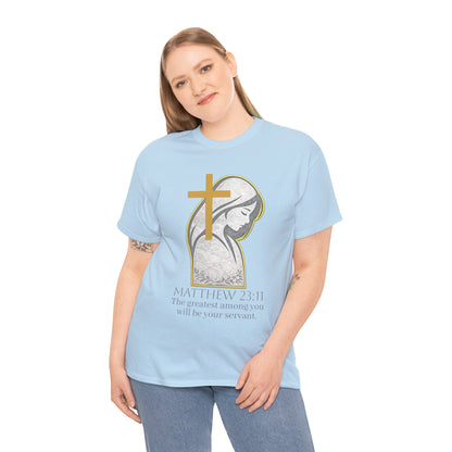 Humble Servant - Women's Christian Tee (Dark Lettering)