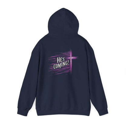 He’s Coming – Men’s Christian Hoodie